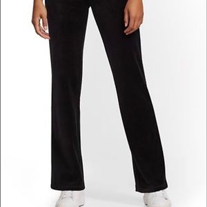 Velour jogging pants